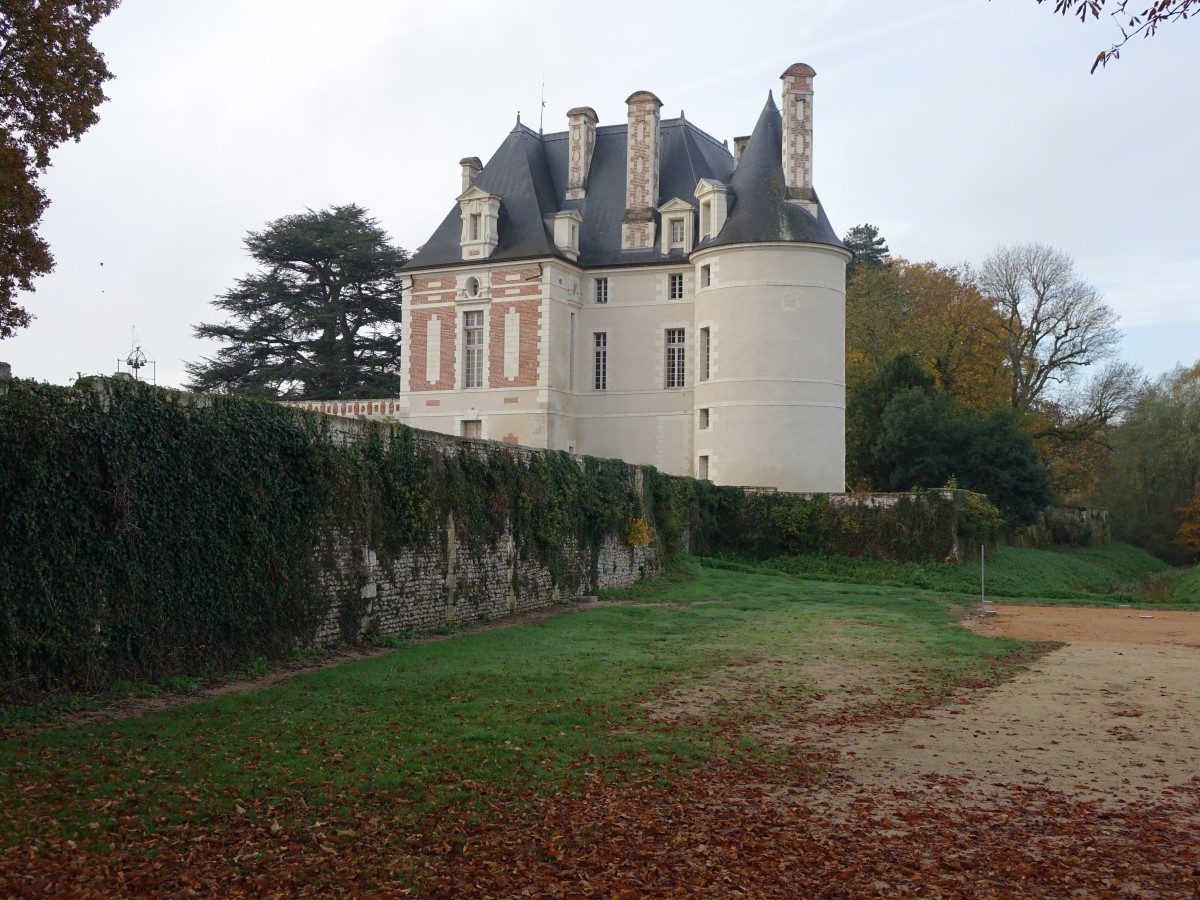 Chateau Selles-sur-Cher, erbaut im 17. Jahrhundert (30.10.2015)