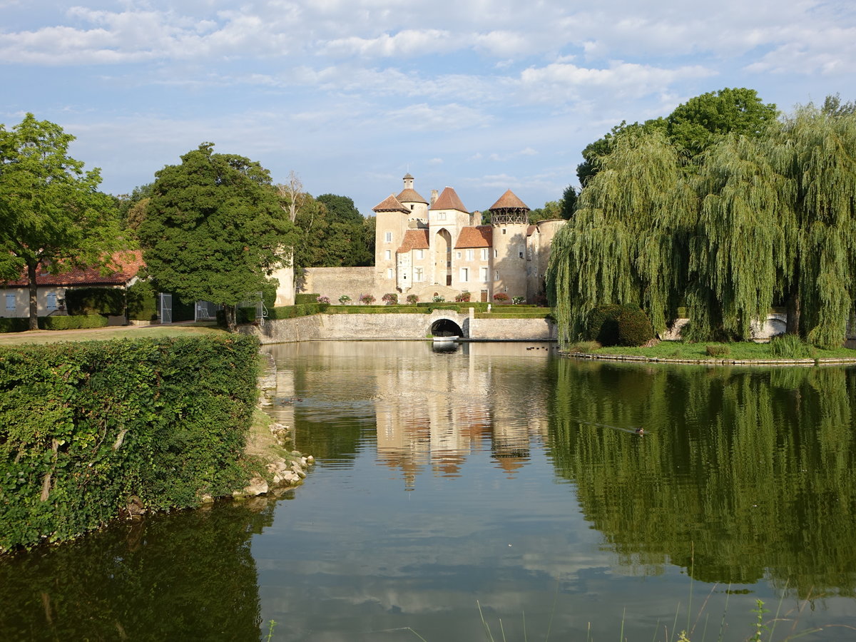 Chateau Sercy, Renaissancestil, erbaut im 16. Jahrhundert durch Claude de Sercy (01.08.2018)