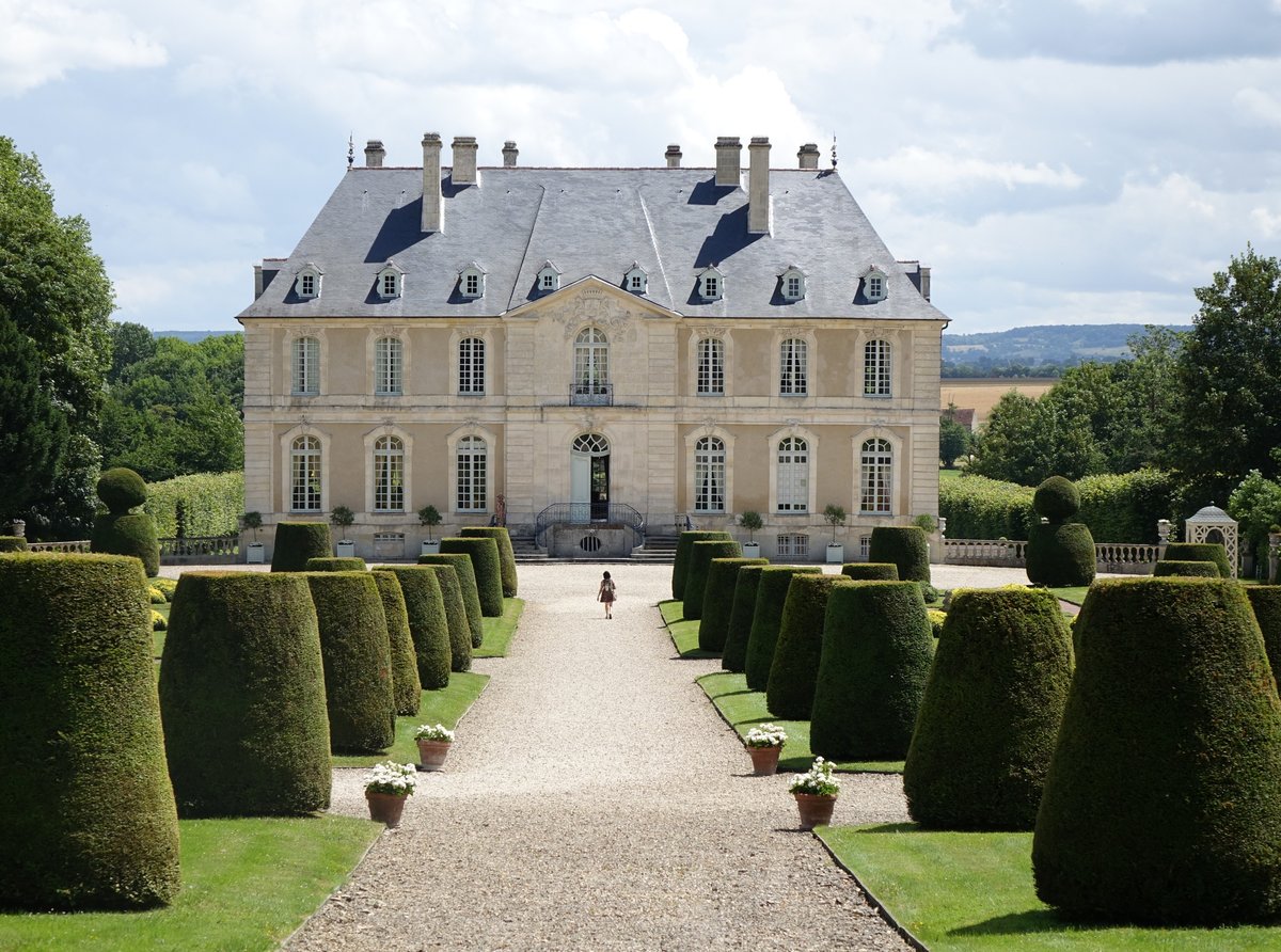 Chateau Vendeuvre, erbaut von 1750 bis 1752 (12.07.2016)