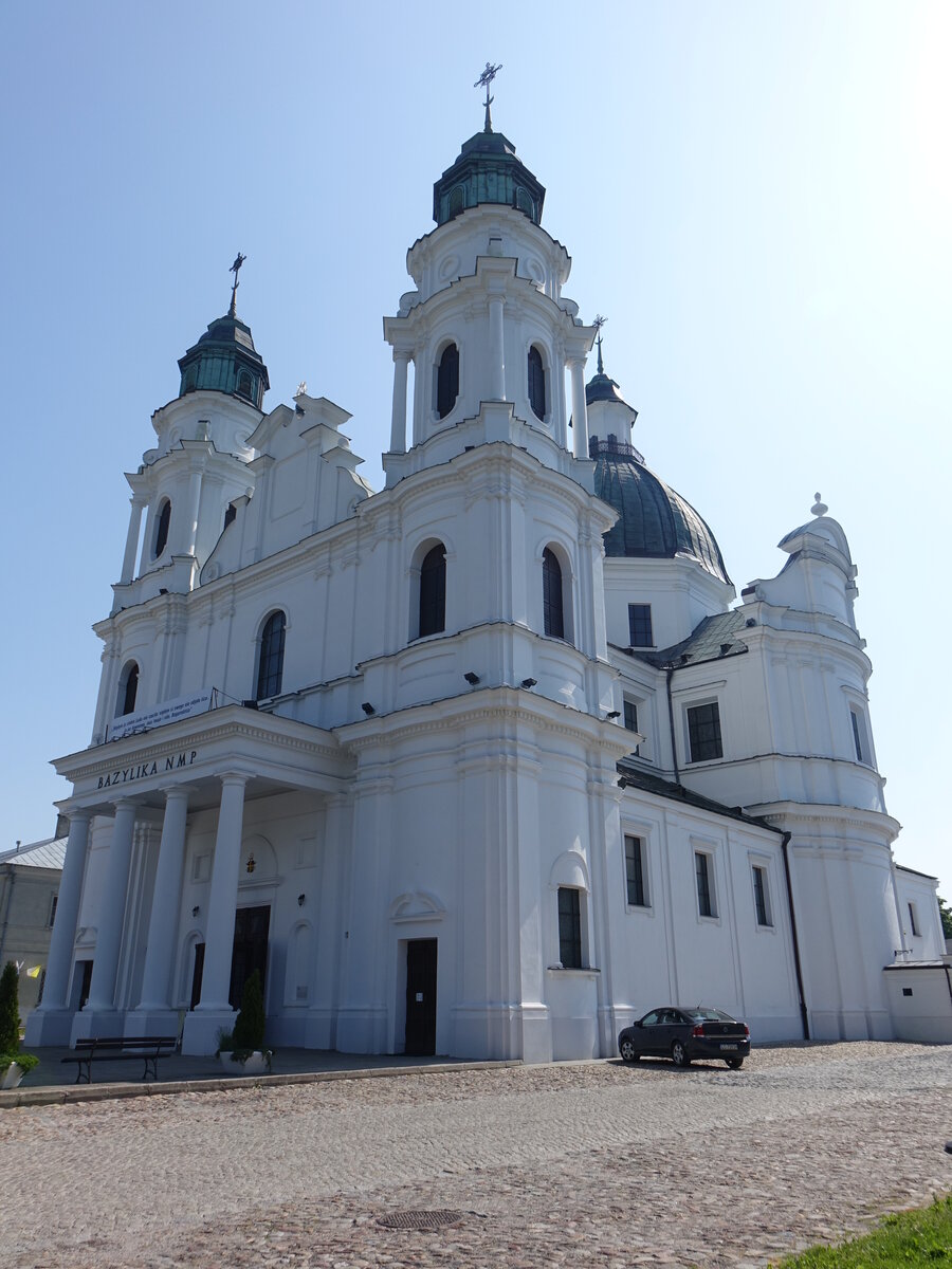 Chelm, Kirche Maria Geburt auf dem Berg, barocke Basilika erbaut von 1735 bis 1756 (16.06.2021)