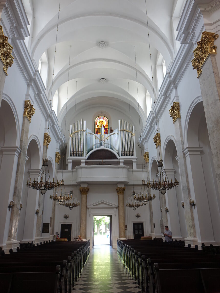 Chelm, Orgelempore in der Kirche Maria Geburt auf dem Berg (16.06.2021)