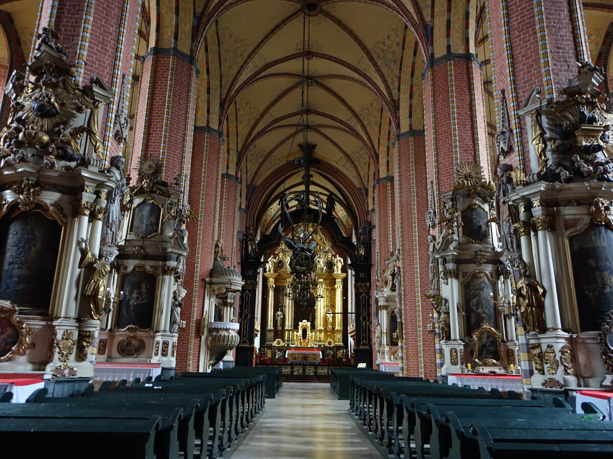 Chelmno / Kulm, barocke Altre in der St. Marien Kirche (06.08.2021)