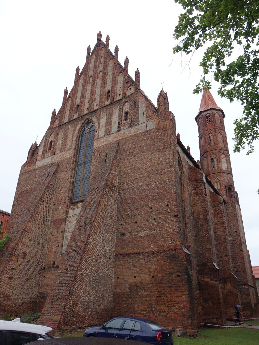 Chelmno / Kulm, Franziskanerkirche St. Jakobus, erbaut ab 1290 (06.08.2021)