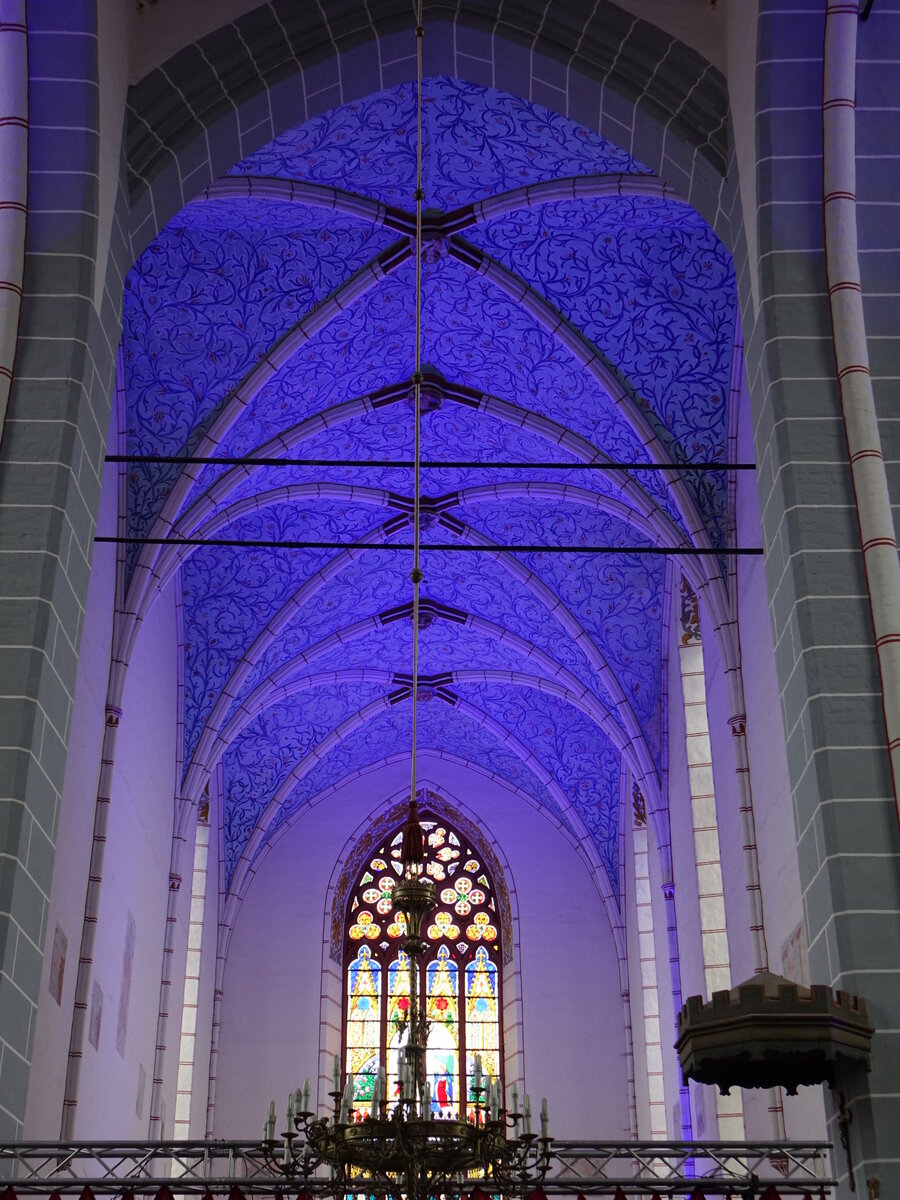 Chelmno / Kulm, Sterngewlbe in der Franziskanerkirche St. Jakobus (06.08.2021)