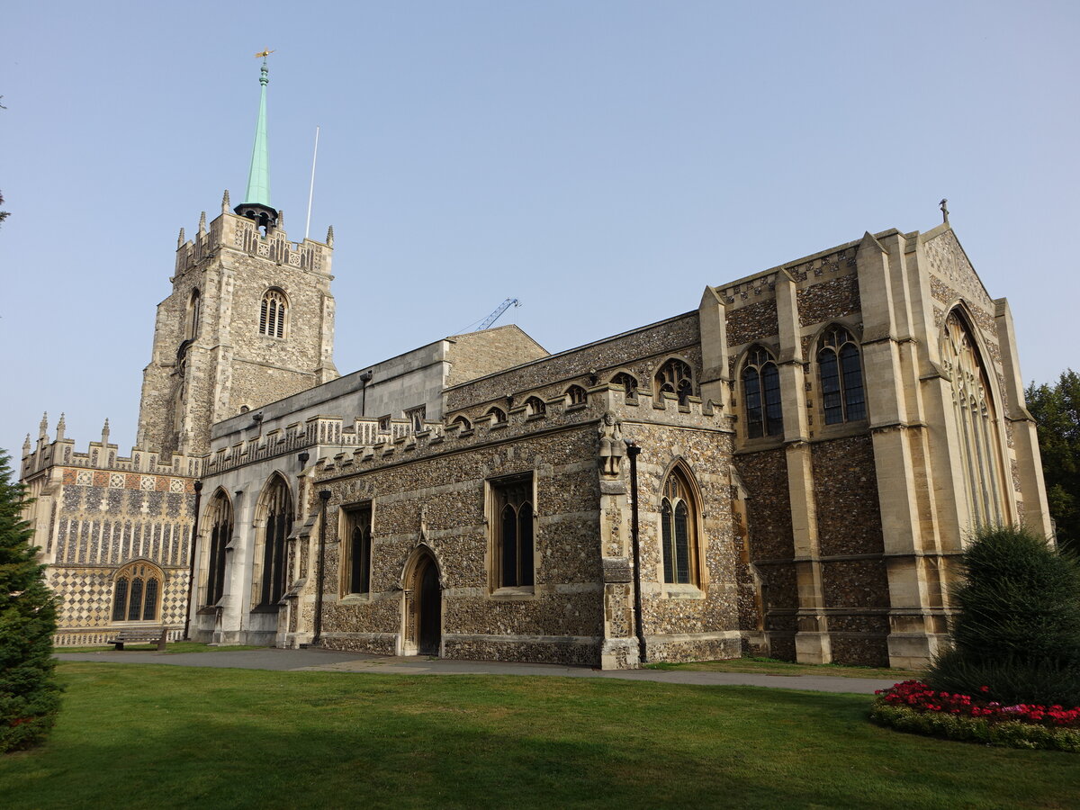 Chelmsford, Kathedrale St. Mary, erbaut bis 1520 (06.09.2023)