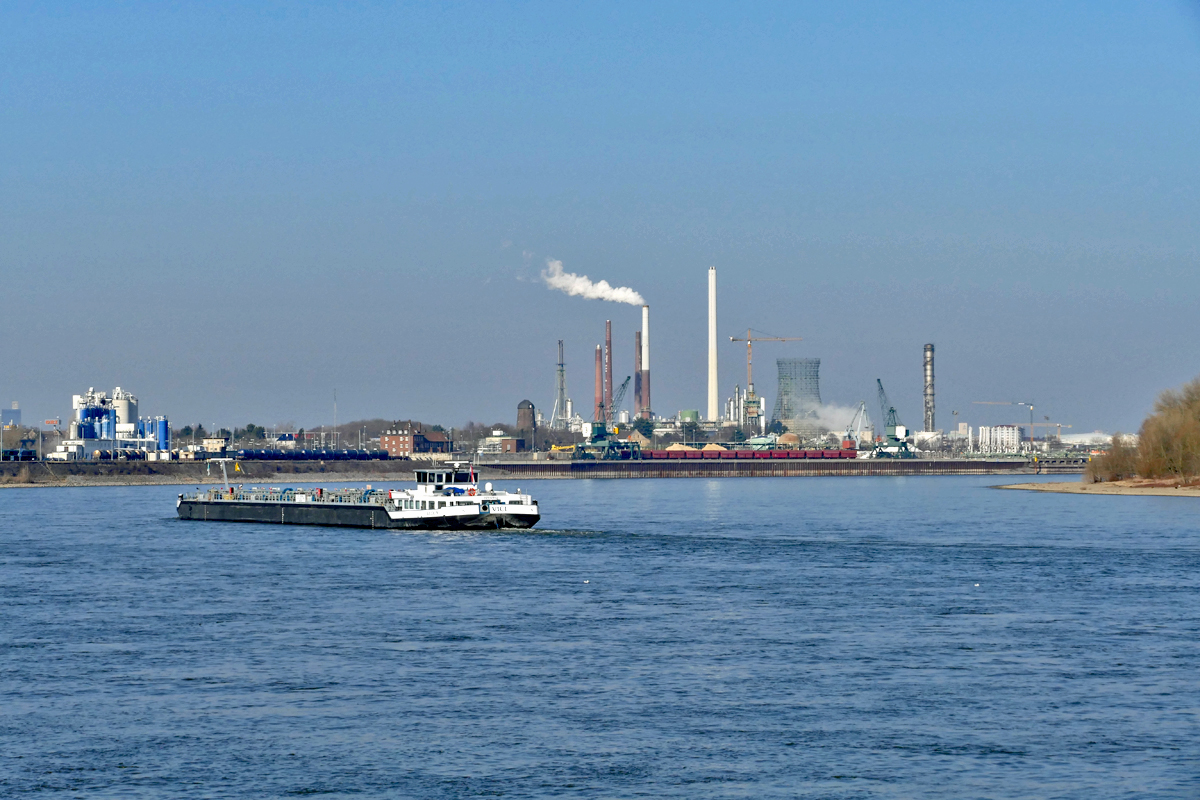 Chemische Fabrik Wesseling bis Shell Raffinerie in Godorf - 14.02.2017