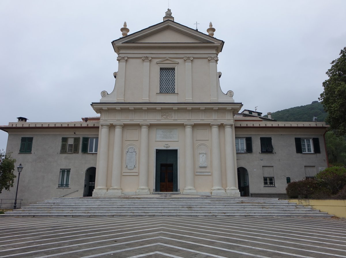 Chiavari, Santuario della Madonna dell'Olivo, erbaut von 1656 bis 1660 (15.06.2019)