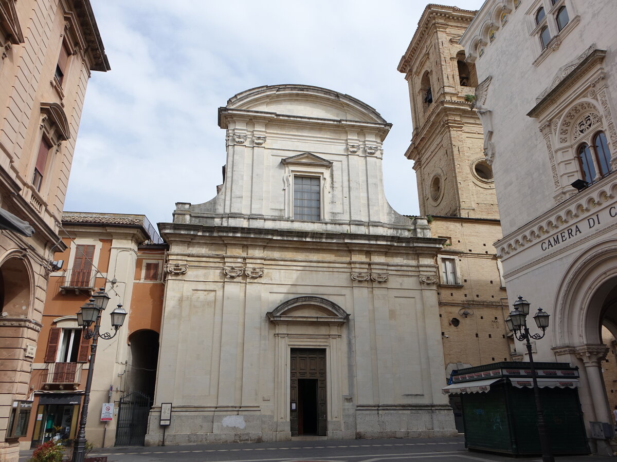 Chieti, Pfarrkirche San Domenico degli Scolopi, erbaut ab 1642 (26.05.2022)