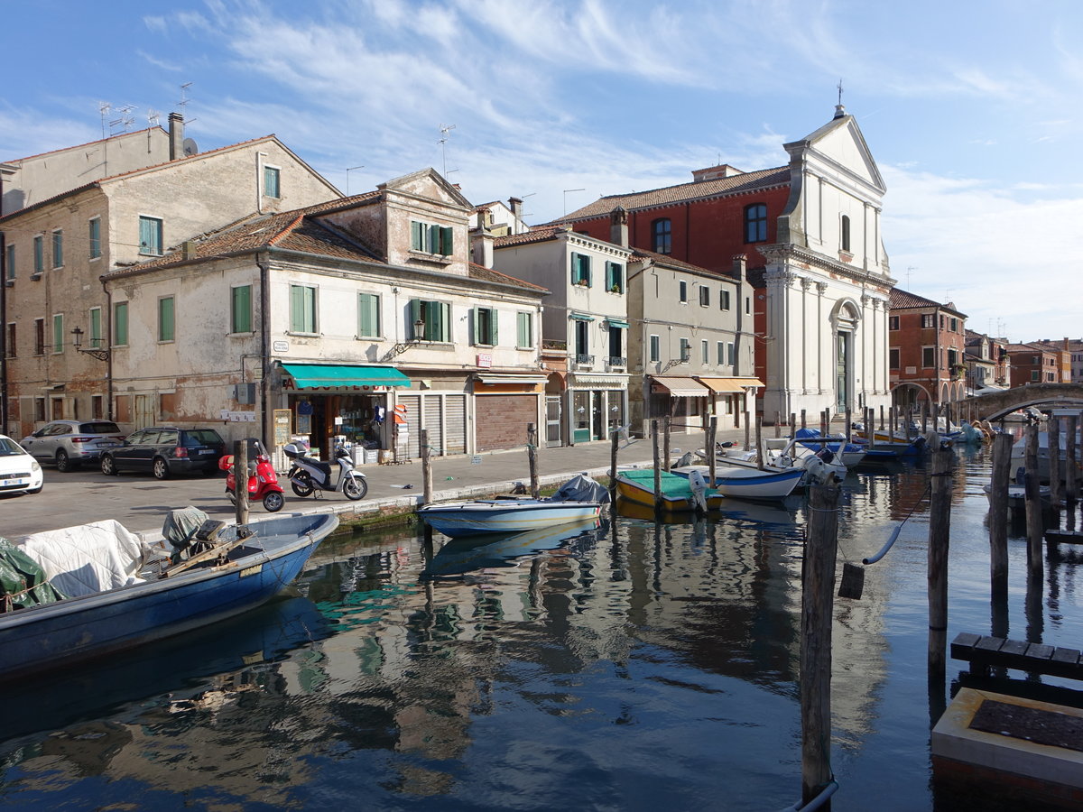 Chioggia, Pfarrkirche dei Filipini am Canale Vena (19.09.2019)