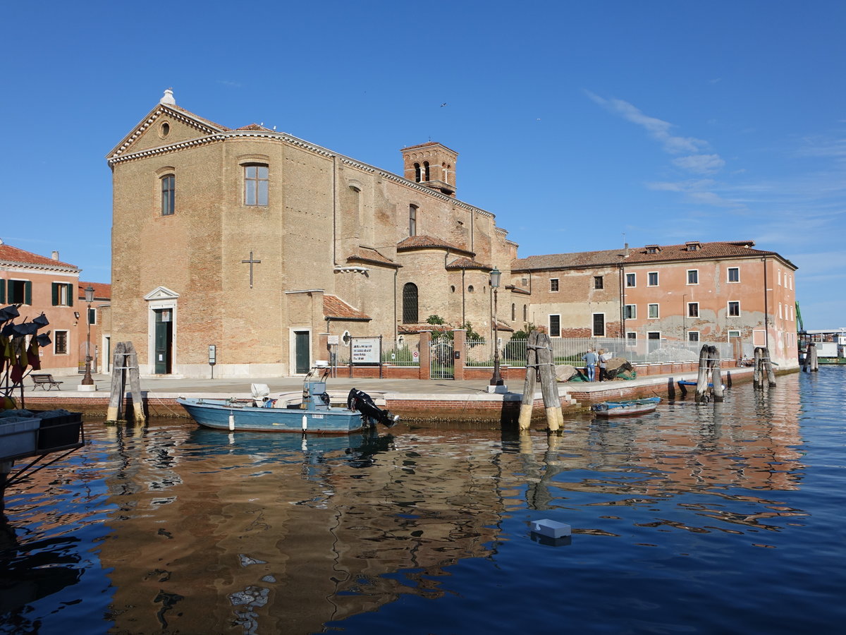 Chioggia, Pfarrkirche San Domenico, erbaut bis 1745 durch Pietro Pelli (19.09.2019)