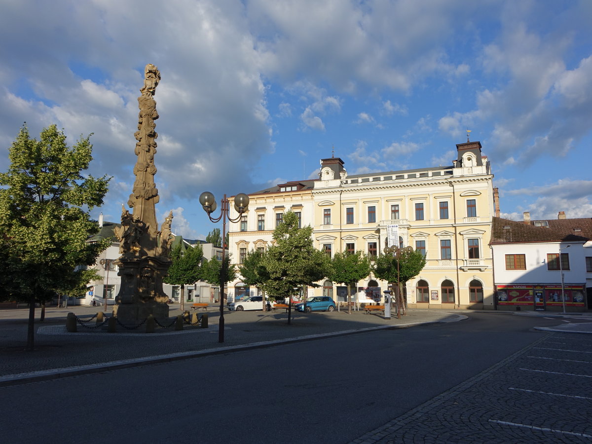 Chocen / Chotzen, Mariensule am Tyrsovo Namesti (30.06.2020)