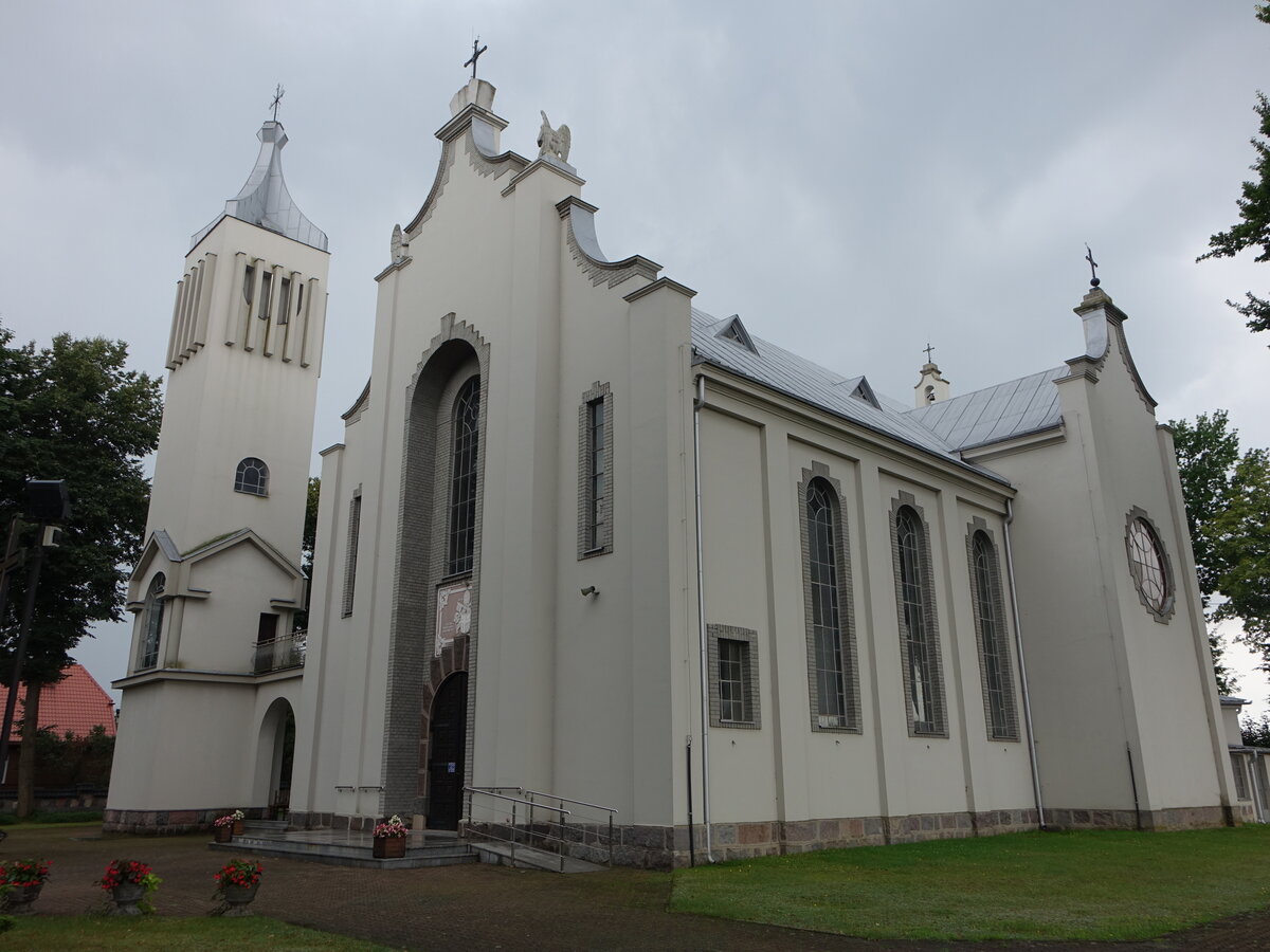 Chodorowka, Pfarrkirche zu unseren lieben Frau, erbaut von 1947 bis 1952 (04.08.2021)
