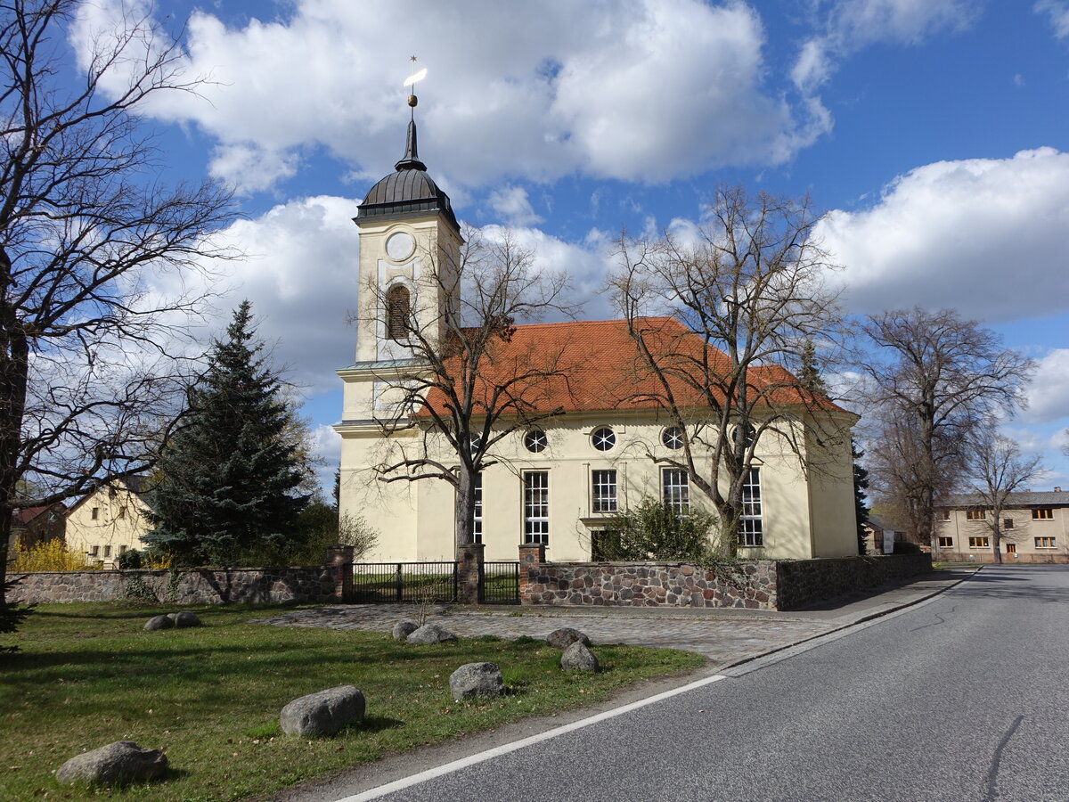 Christinendorf, evangelische Kirche, barocker Putzbau aus dem Jahr 1754 (06.04.2026)