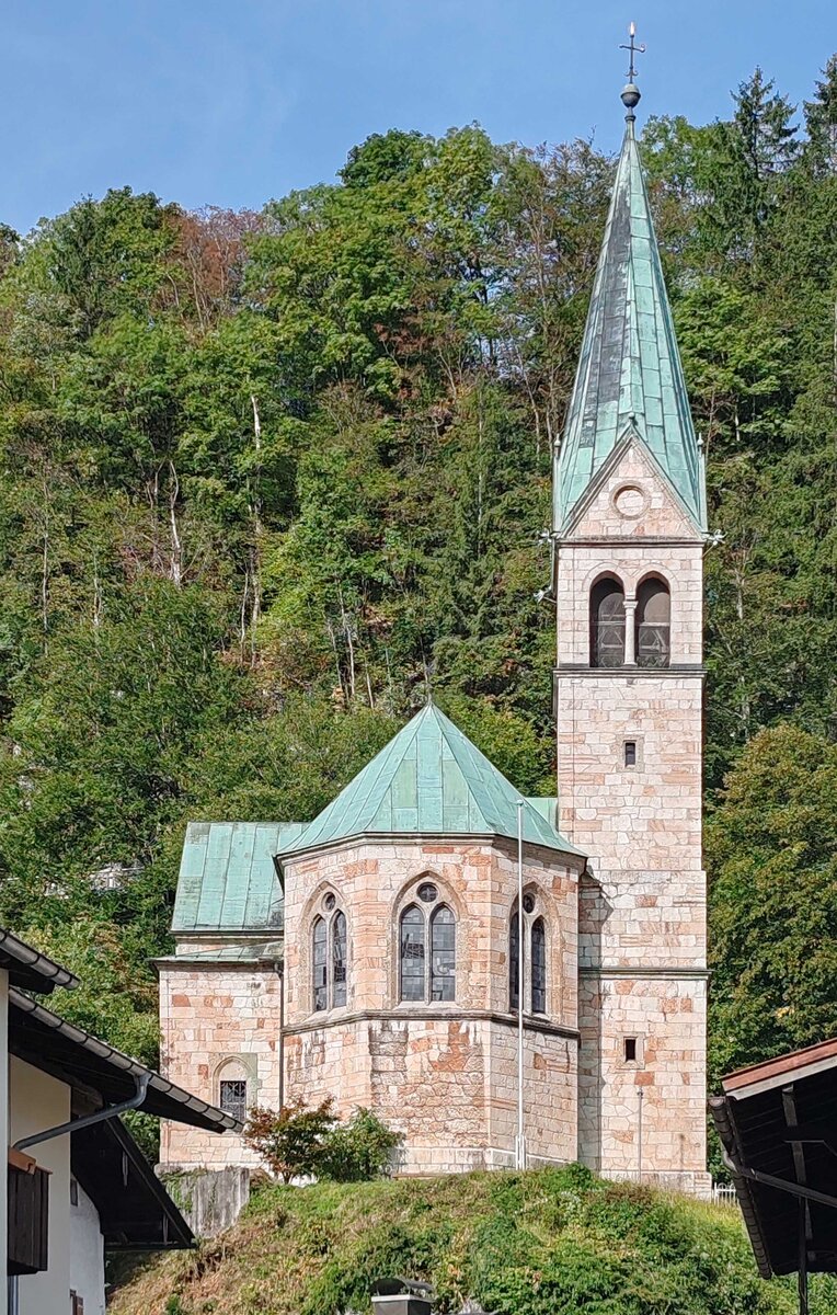 Christuskirche in Berchtesgaden im August 2026