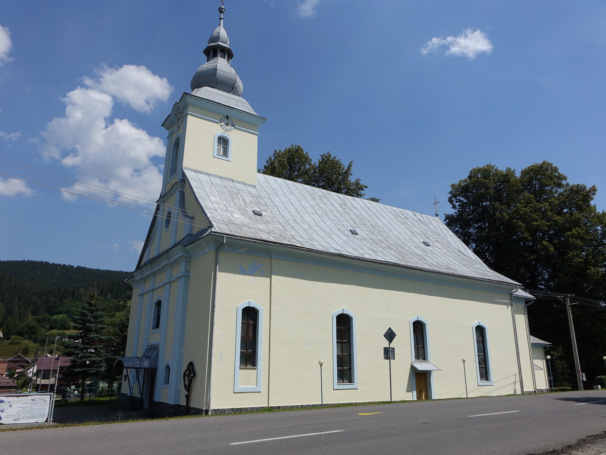 Cierny Balog / Schwarzwasser, kath. Pfarrkirche Maria Himmelfahrt (07.08.2020)