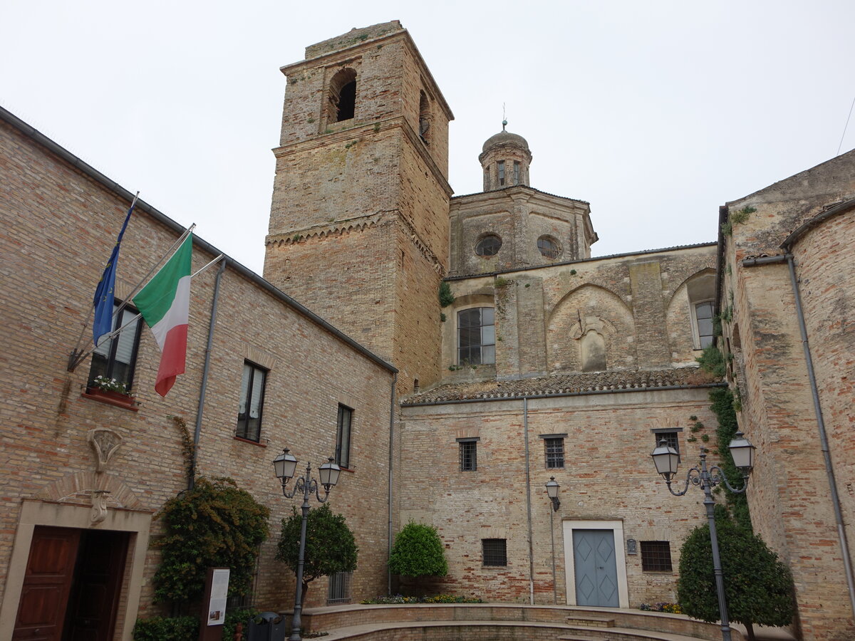 Citta Sant Angelo, Collegiata St. Michele, erbaut im 14. Jahrhundert (27.05.2022)