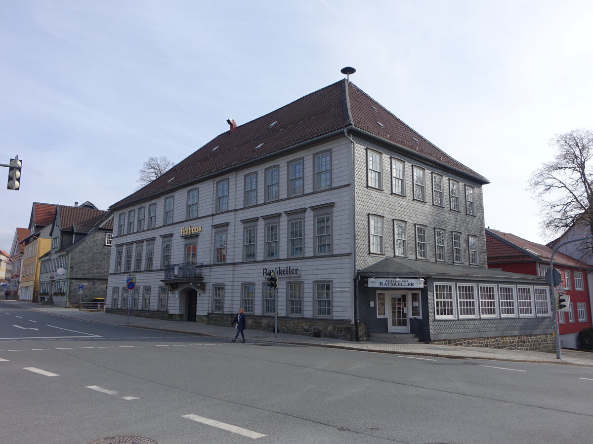 Clausthal-Zellerfeld, Rathaus an der Marktkirche (19.03.2024)