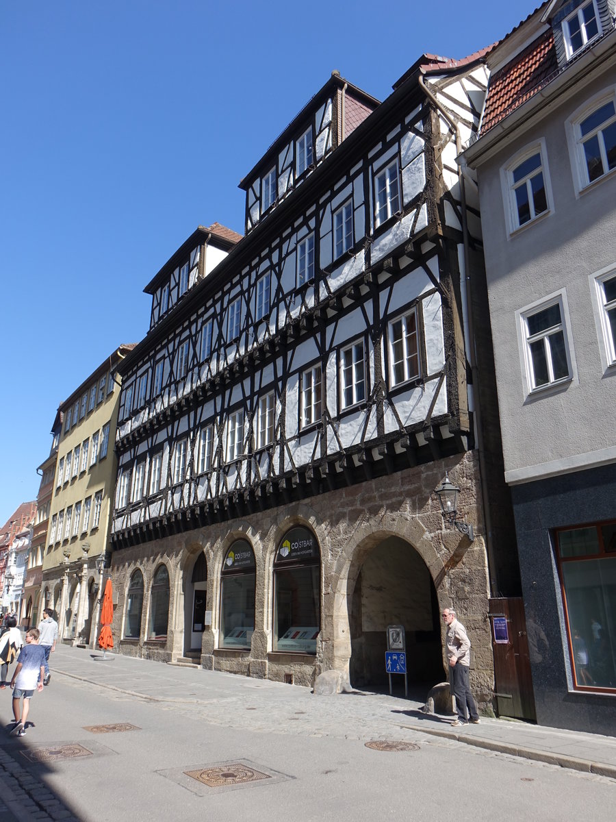 Coburg, Mnzmeisterhaus in der Ketschengasse, erbaut 1333 (08.04.2018)