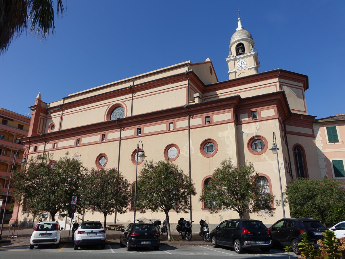 Cogoleto, Pfarrkirche St. Maria Maggiore, erbaut 1554 (02.10.2021)