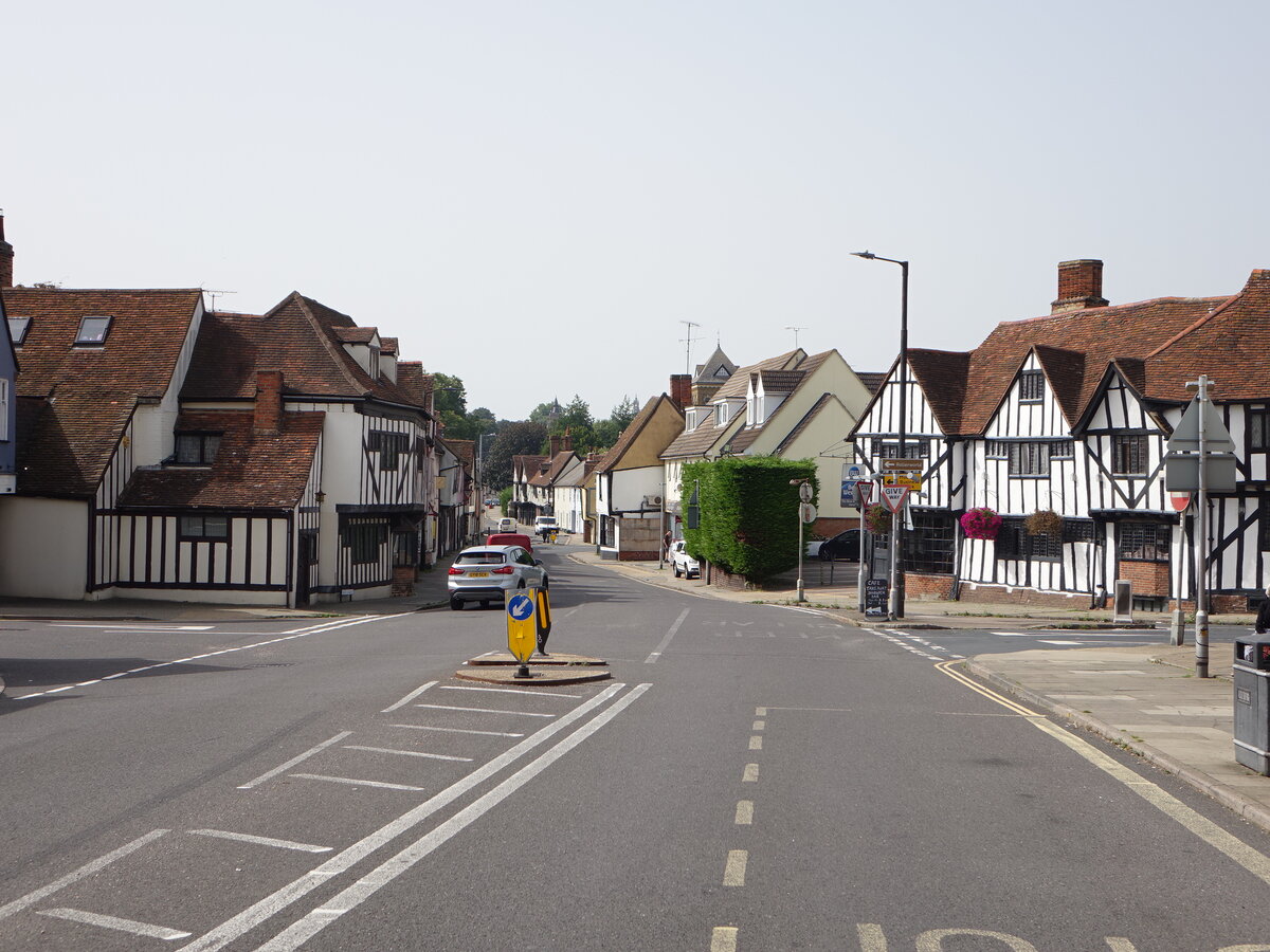 Colchester, Fachwerkhuser an der East Street (06.09.2023)