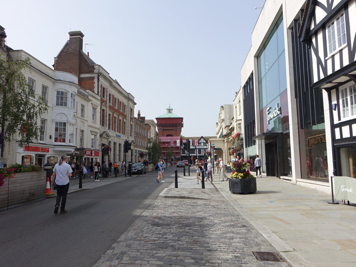 Colchester, Huser und Geschfte in der High Street (06.09.2023)