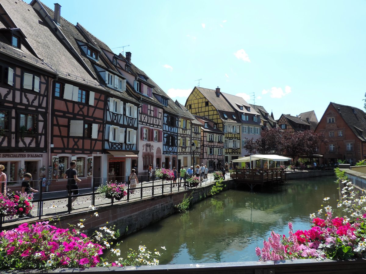 Colmar - 27. Juni 2020 : Stadtteil  Petite Venise .