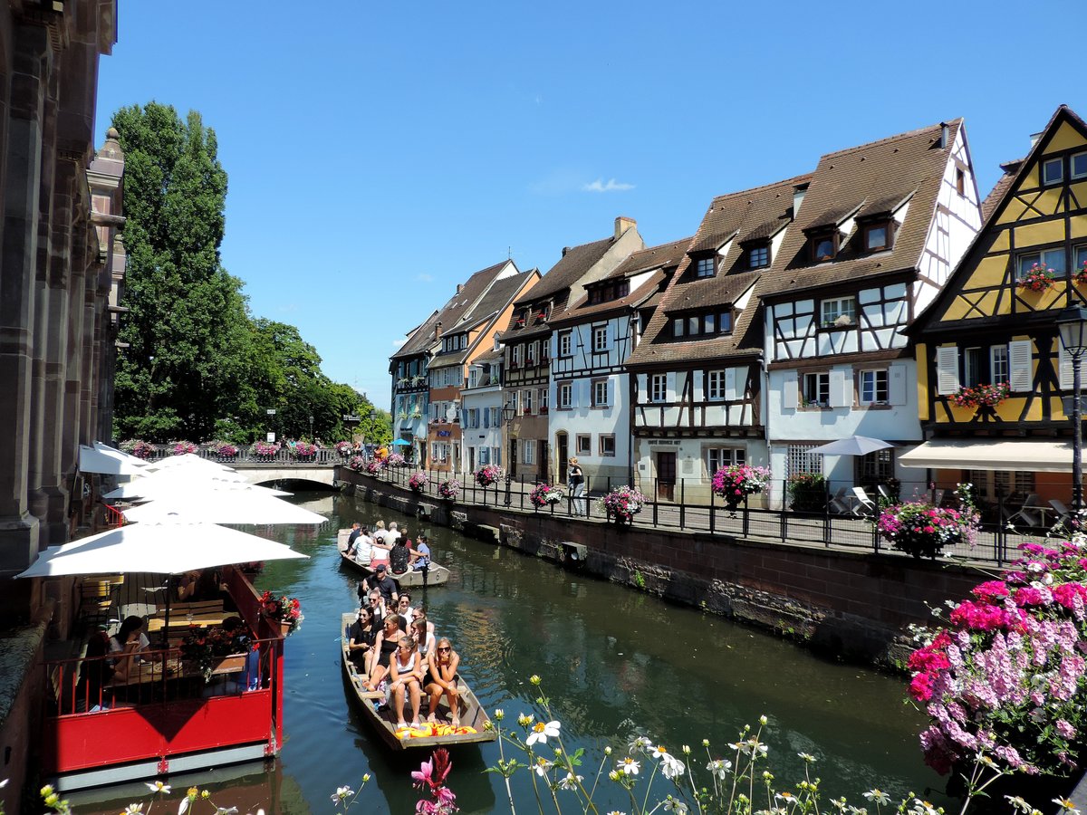 Colmar - 27. Juni 2020 : Stadtteil  Petite Venise .