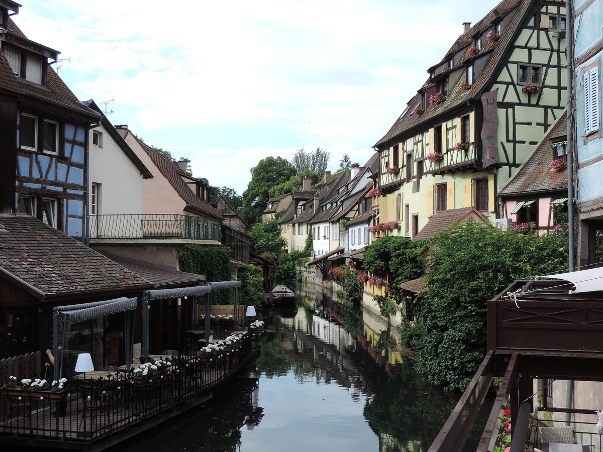 Colmar - 27. Juni 2020 : Stadtteil  Petite Venise .