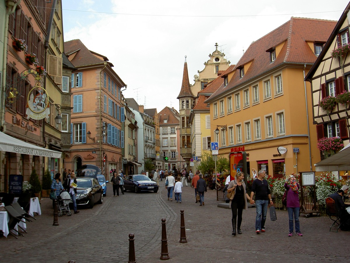 Colmar, Huser in der Grand Rue (04.10.2014)