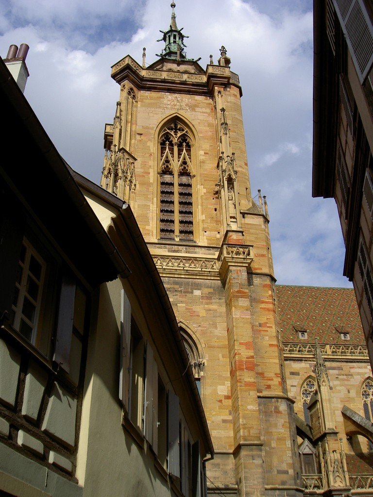 Colmar, Mnster St. Martin, erbaut von 1250 bis 1375 (04.10.2014)