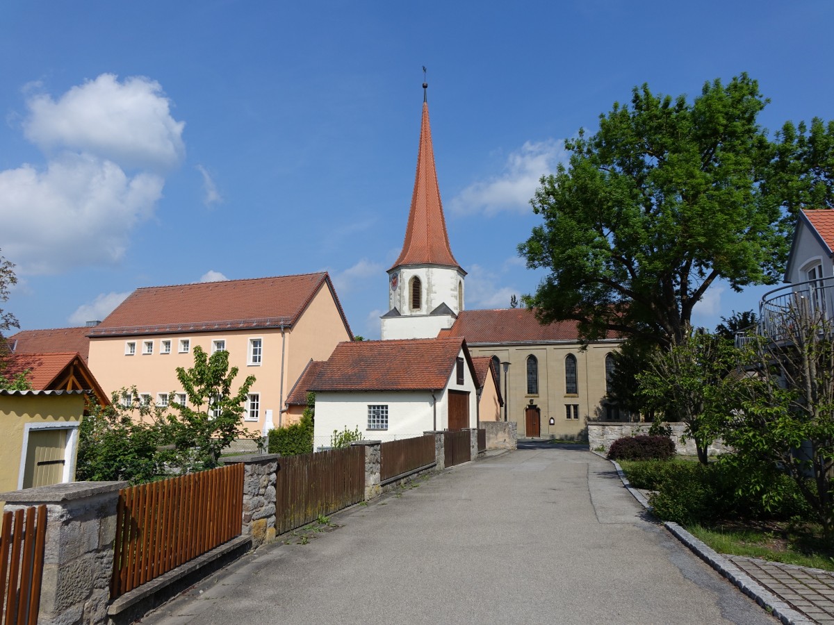 Colmberg, Ev. Pfarrkirche St. Ursula am Kirchberg (14.05.2015)