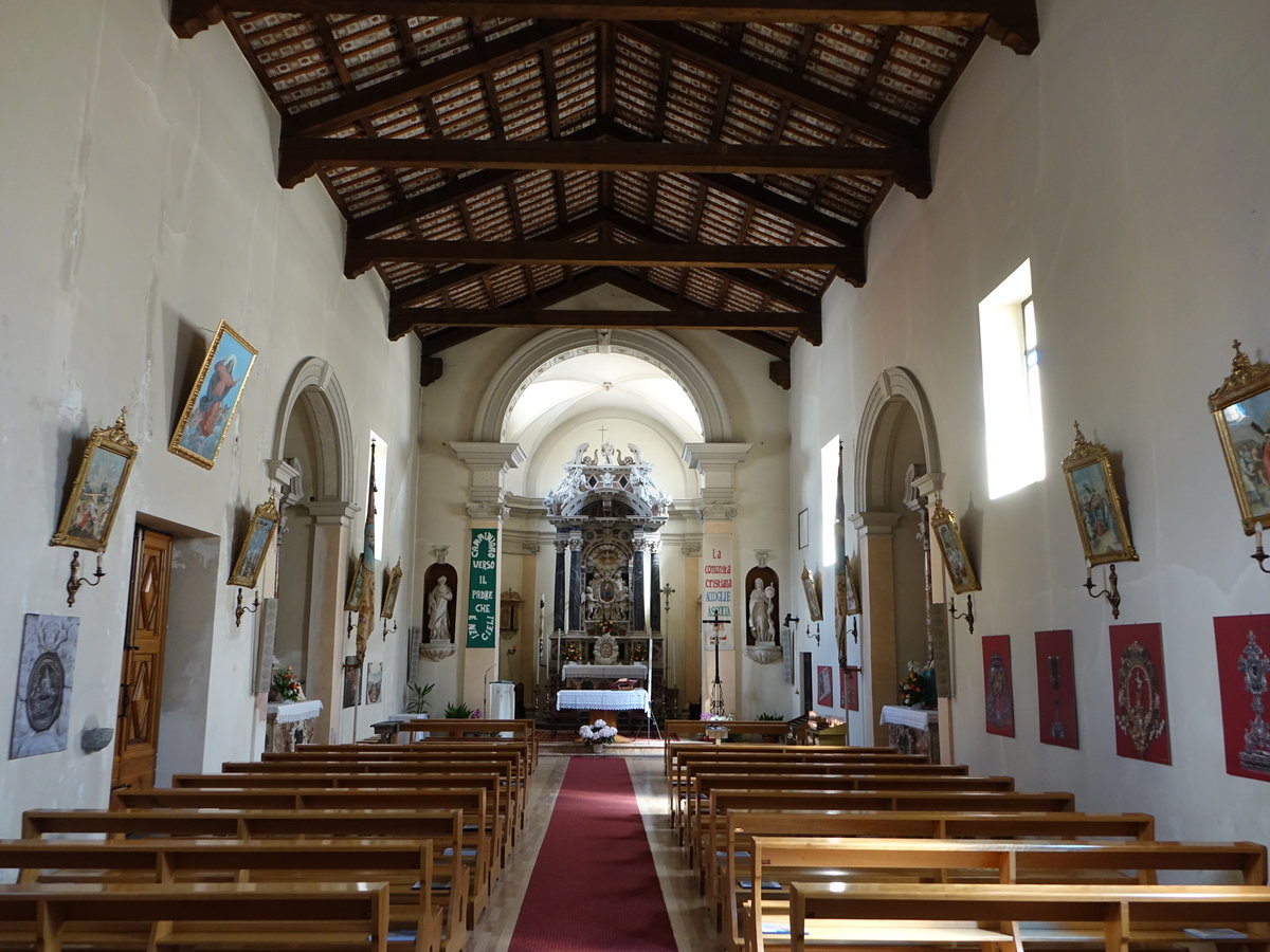 Comerzo, Innenraum der Kirche Santa Maria Assunta (05.05.2017)