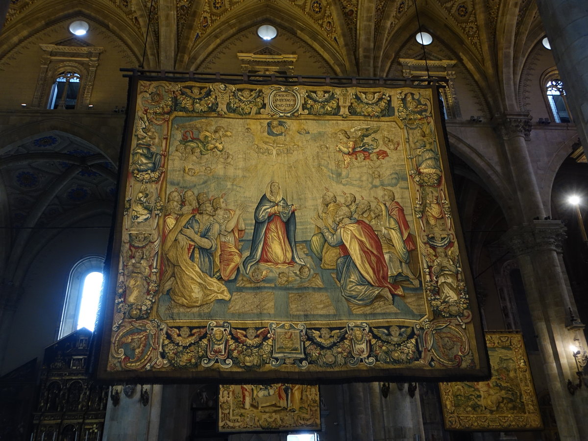 Como, Wandteppiche in der Kathedrale St. Maria Maggiore, 16. Jahrhundert (21.09.2018)