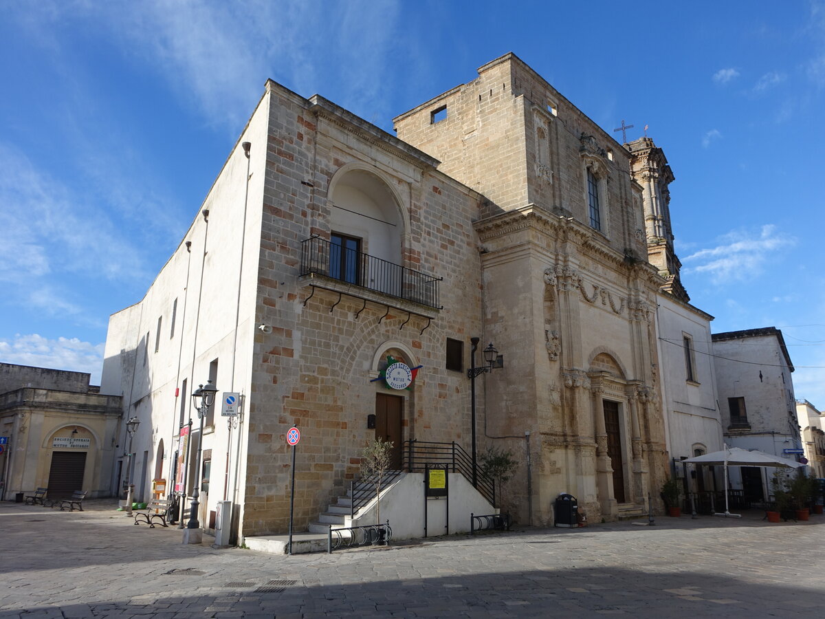 Copertino, Pfarrkirche Santa Chiara an der Piazza del Popolo (03.03.2023)