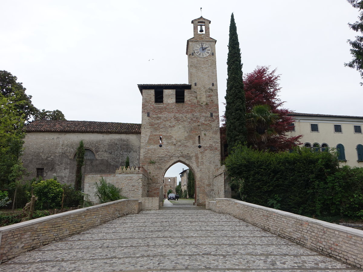 Cordovado, Castello Medievale, erbaut bis 1250 durch Federico di Prata (06.05.2017)