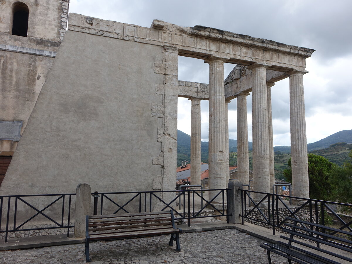 Cori, Tempio di Ercole in der Via del Tempio, Herkulestempel aus dem 1. Jahrhundert v. Chr. (20.09.2022)