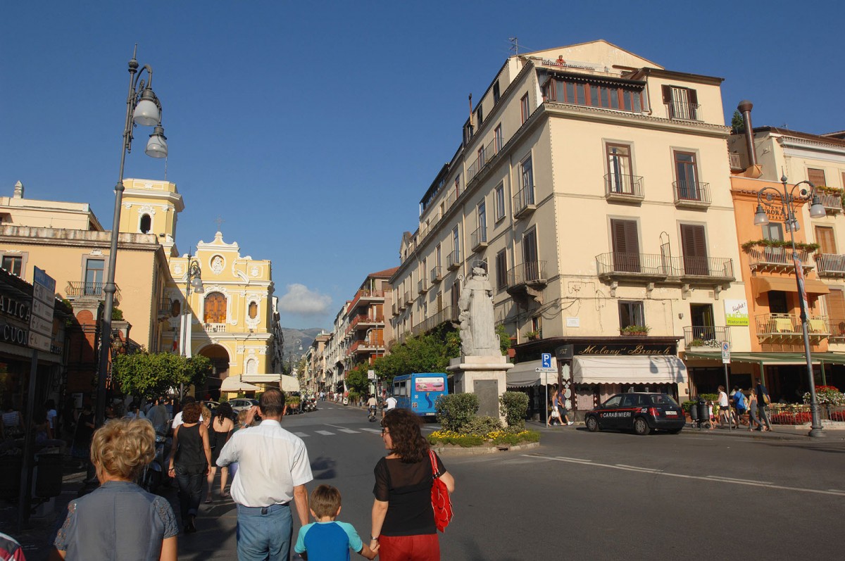 Corso Italia in Sorrent- Aufnahmedatum: 3. August 2011.