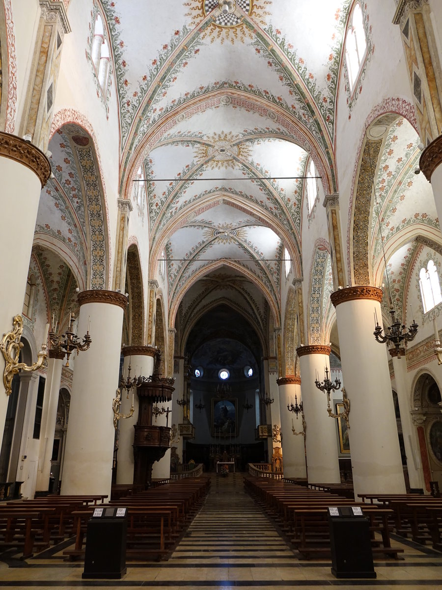 Cortemaggiore, Innenraum der Basilika St. Maria delle Grazie (10.10.2016)
