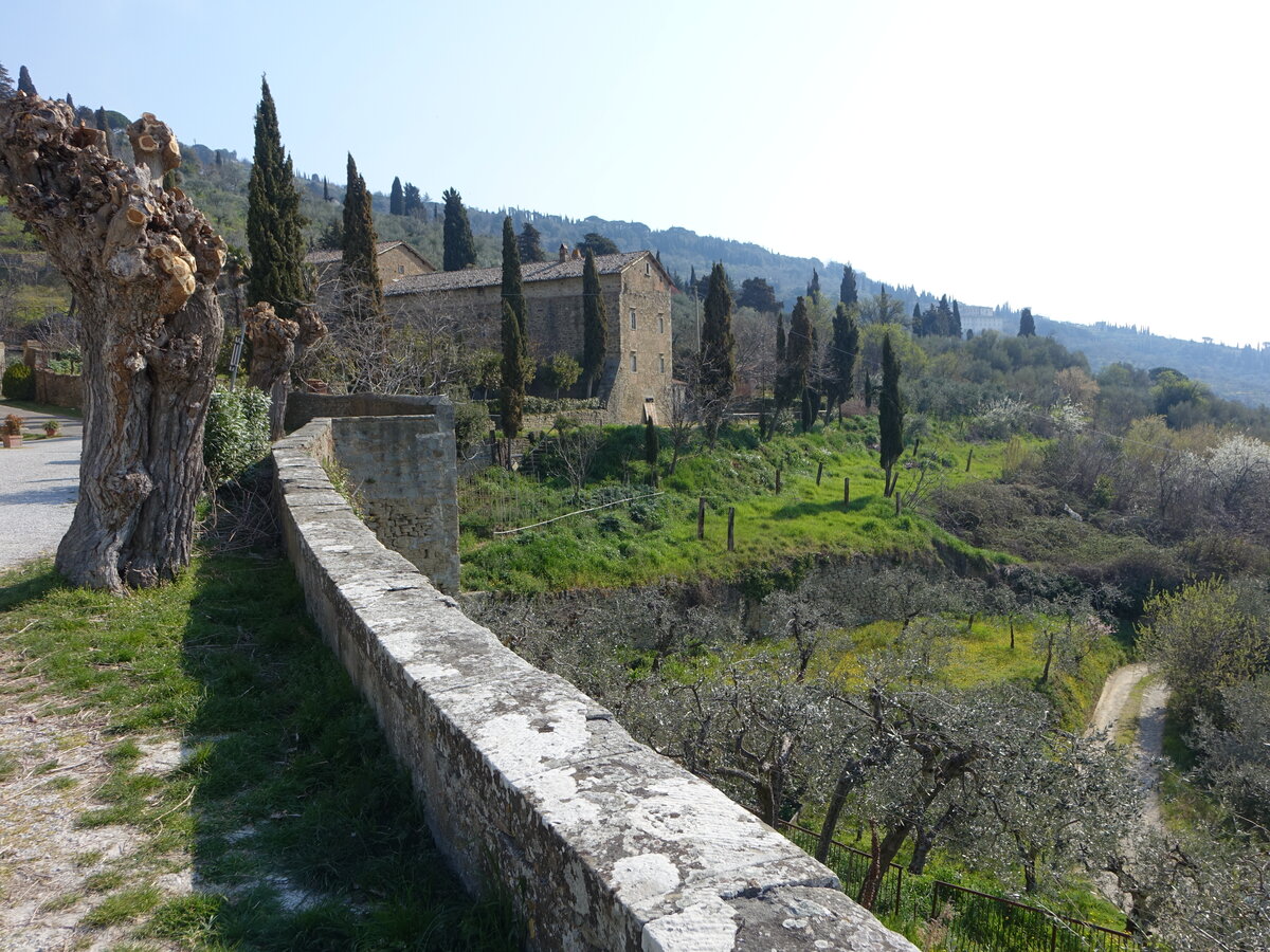 Cortona, Ausblick von der Via Francesco Liparelli (26.03.2022)