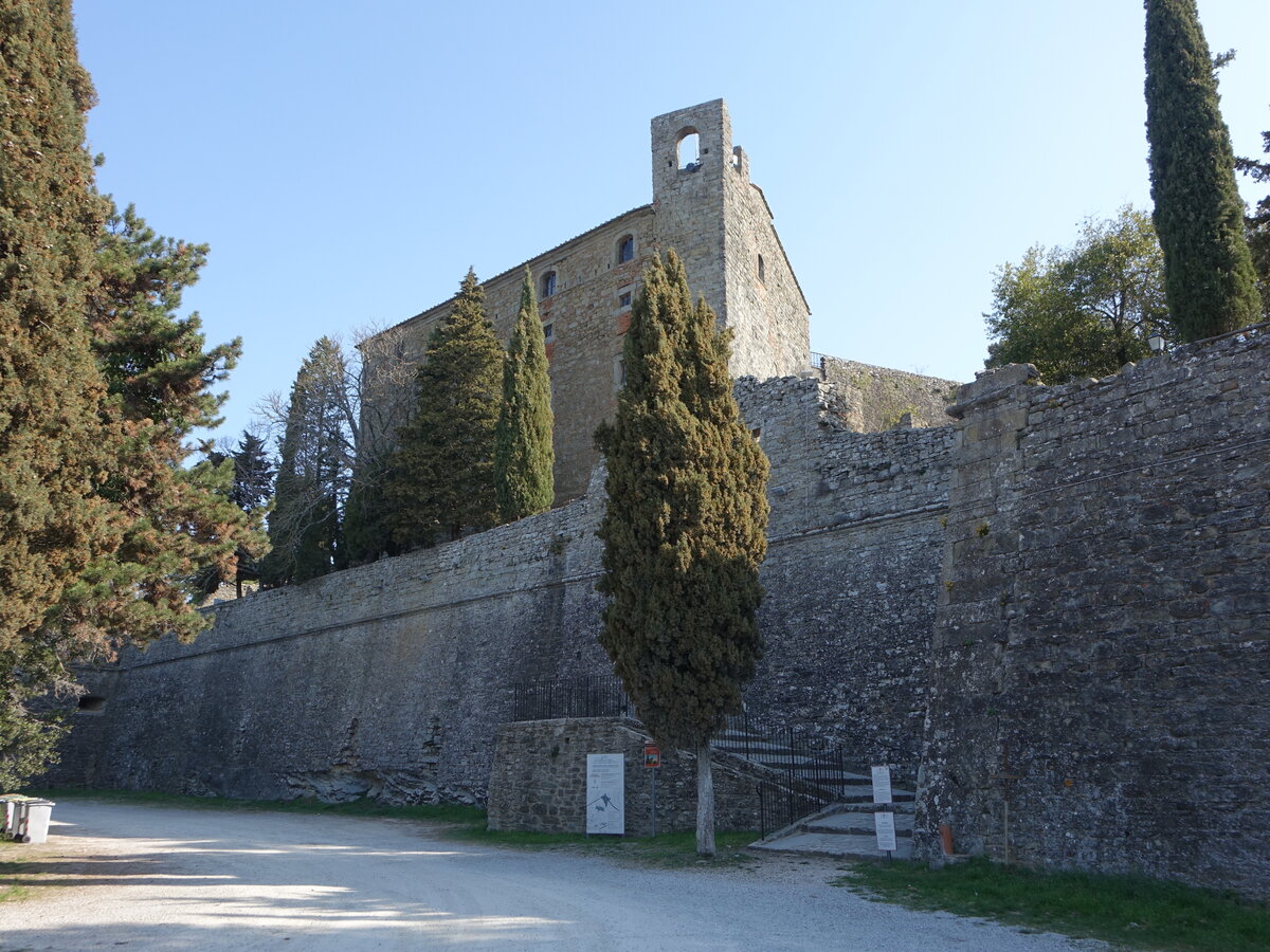 Cortona, Fortezza del Girifalco, erbaut ab 1258 (26.03.2022)