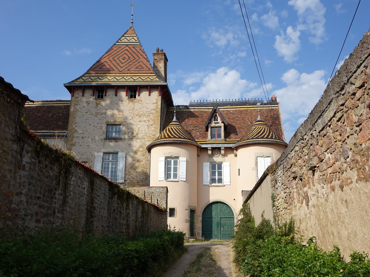 Couches, Chteau de la Tour Gurin, erbaut ab 1186 (01.08.2018)