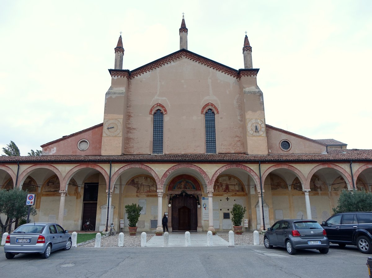 Curtatone, Santuario della Beata Vergine delle Grazie, erbaut im 14. Jahrhundert durch Bartolino von Novara (08.10.2016)