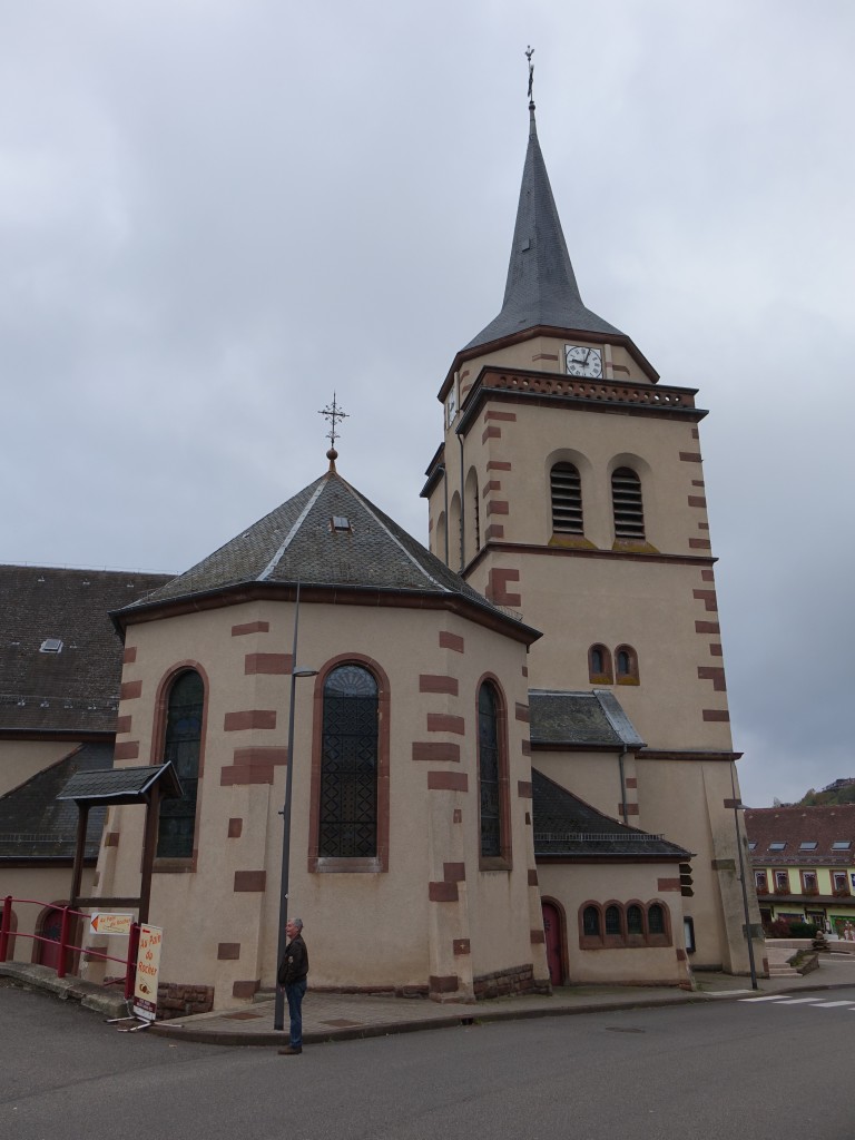 Dabo, St. Blasius Kirche, erbaut im 18. Jahrhundert (25.10.2015)
