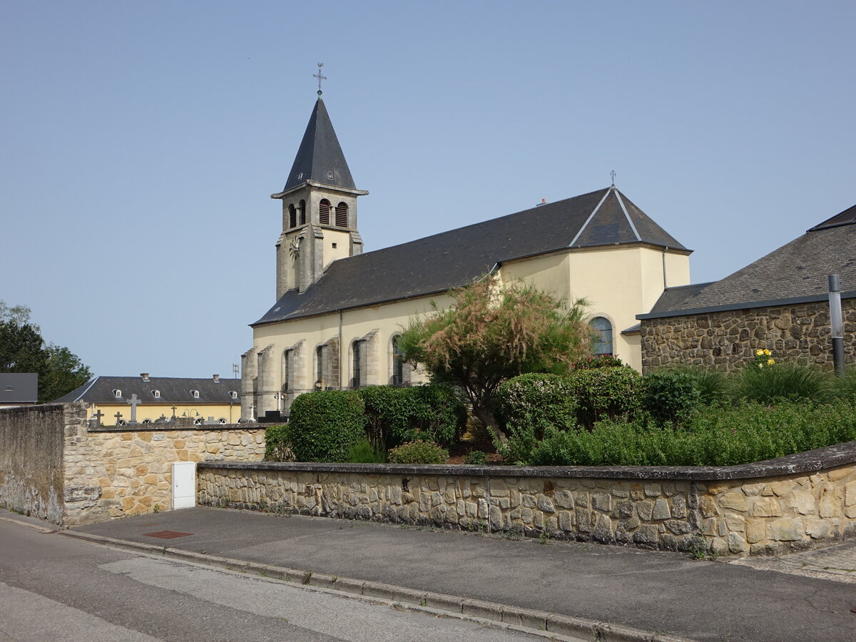 Dalheim, Pfarrkirche St. Peter und Paul, erbaut 1743 (18.06.2022)