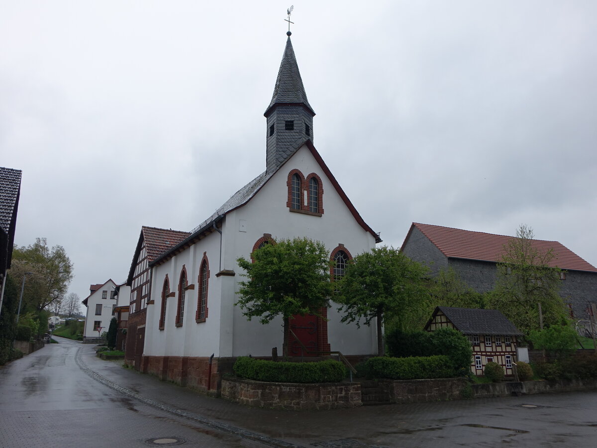 Damm, evangelische Dorfkirche, erbaut bis 1910 (30.04.2022)