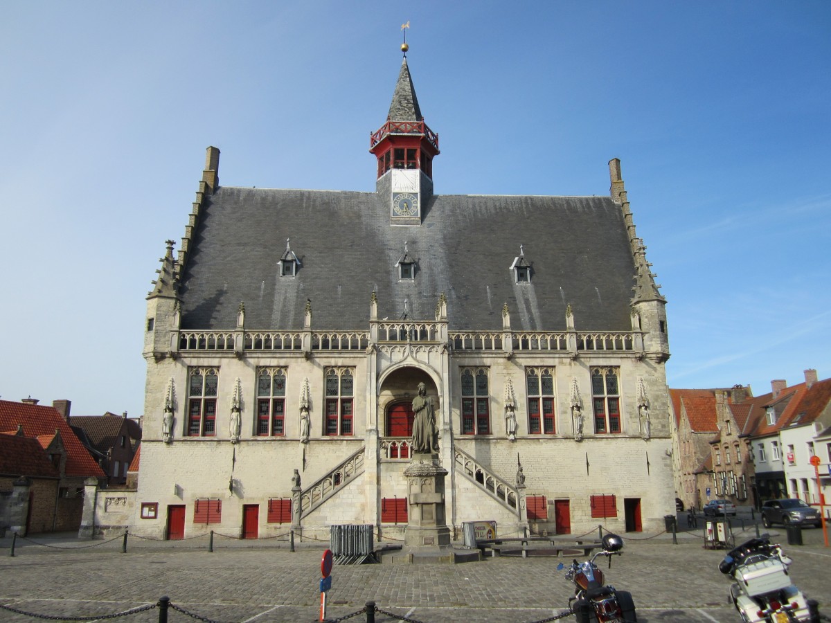 Damme, gotisches Rathaus, erbaut von 1464 bis 1468 (02.07.2014)