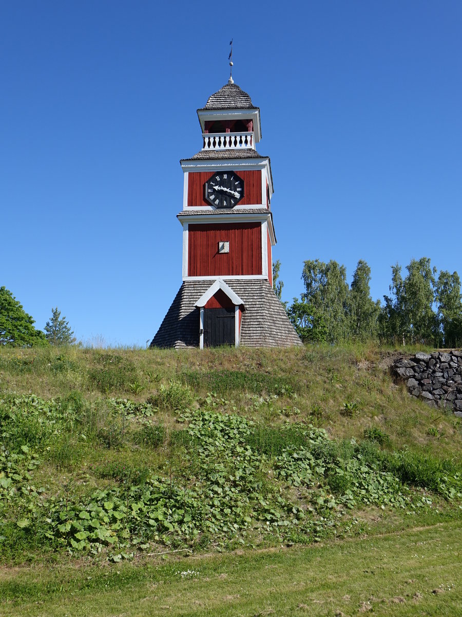 Dannemora, Glockenturm von 1753 südlich der Kirche (23.06.2017)