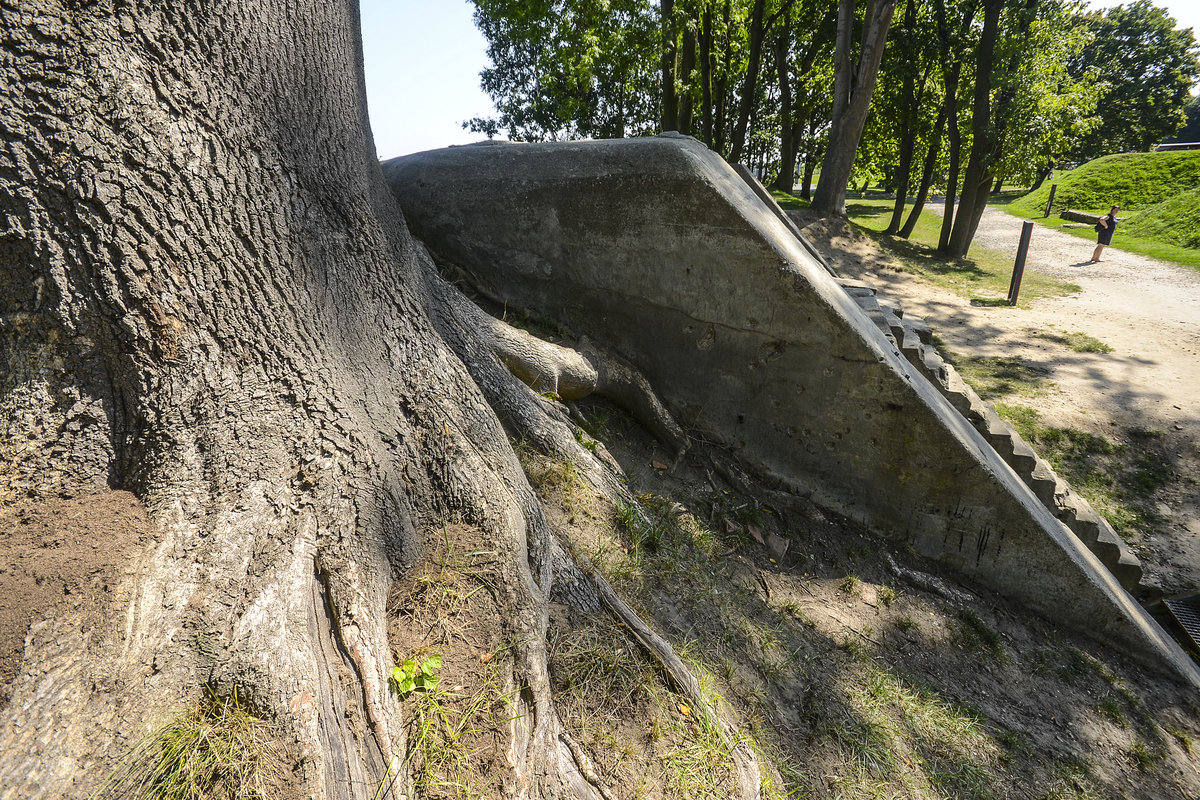 Danzig - Gdansk. Bunkeranlage auf der Halbinsel Westerplatte. Aufnahme: 13. August 2019.