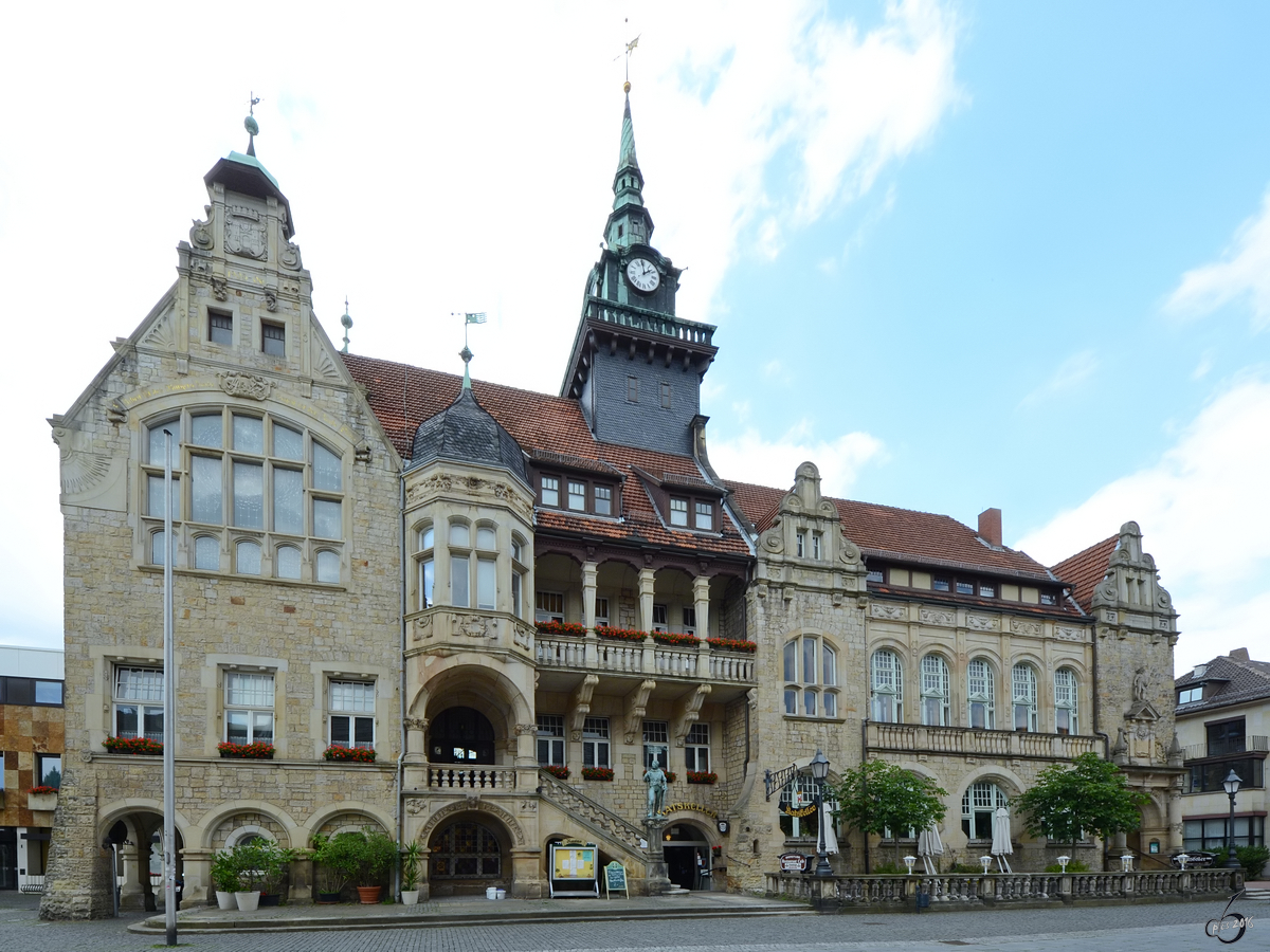 Dar Rathaus von Bckeburg. (Juni 2011)