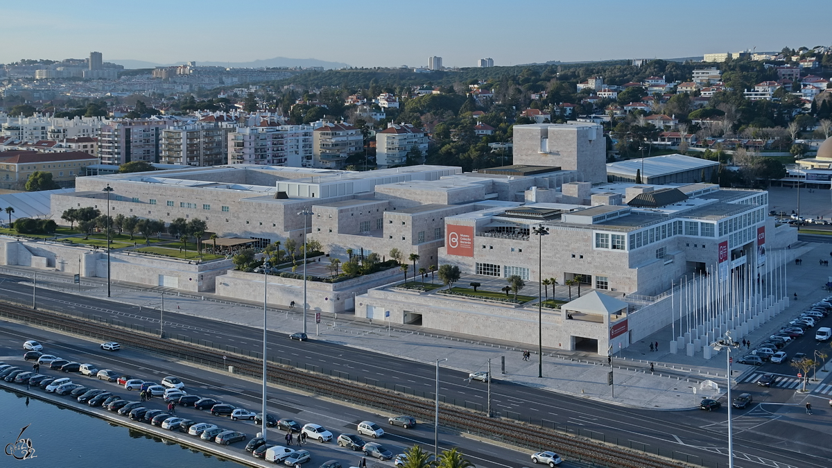 Das von 1988 bis 1992 gebaute Kulturzentrum im Stadtteil Belm wurde 1993 erffnet. (Lissabon, Januar 2017)